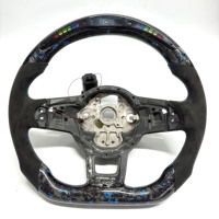 Volant en fibre de carbone Volkswagen Golf R pour MK7 MK7.5 MK8 Passat CC Polo Jetta Tiguan Upgrade
