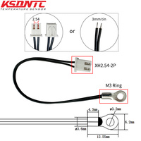 Capteur de température thermistance NTC à anneau M3/M4/M5/M6/M8 du fabricant, 10K 100K, B9350 B3435 B3470, sonde de température