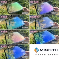 Film teinté de luxe Mingtu anti-éblouissement auto-réparateur effet caméléon 80% VLT pour vitres de voiture, 70% de rejet IR, protection UV 99%, protection de la vie privée 5