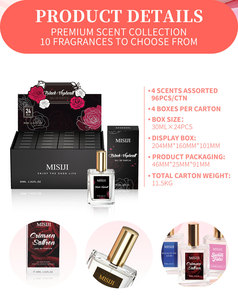 Perfume Original para Mujer, 30 ml * 24 Unidades, Tamaño de Viaje, Spray con Aroma Duradero, Paquete de Exhibición, Venta al Por Mayor, Marca Privada - Product Image 3