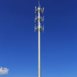 Torre Monopolar <span class=keywords><strong>de</strong></span> Bajo Mantenimiento, Mástil <span class=keywords><strong>de</strong></span> Acero Resistente a la Corrosión para Estación Base <span class=keywords><strong>de</strong></span> Comunicaciones en <span class=keywords><strong>Instalaciones</strong></span> Públicas - Product Image 3
