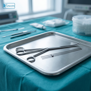 คีมจับโพลีปุสในจมูก 6flowers Professional Nasal Polypus Forceps สำหรับแพทย์หู คอ จมูก ได้รับการรับรองมาตรฐาน CE ใช้สำหรับจับและยึดเนื้อเยื่ออ่อน - Product Image 2