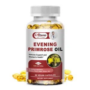 OEM 60pcs Evening Primrose Oil Capsule Softgel Women's Skin Health Supplement