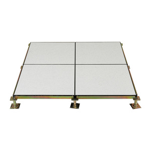 Thiết kế hiện đại chống tĩnh thép sàn nâng Trung Quốc nhà máy sản phẩm phòng sạch 600x600mm thép xi măng Bảng điều chỉnh nâng giá sàn - Product Image 1