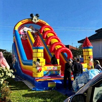 Toboggan aquatique gonflable avec piscine pour enfants et adultes, toboggan aquatique pour jardin, fête à domicile, parc aquatique, PVC, usage commercial