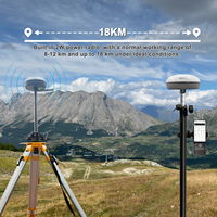 Station Rover SMA20 Pro IMU 60 °   Système de relevé par inclinaison RTK 1408 canaux IP67 8-12 km UHF GPS GNSS pour l'ingénierie et la construction