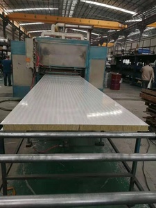 ارتفاع درجة الحرارة لوح الصوف الصخري مواد بناء لوح حشو صوف صخري لتقسيم الجدار - Product Image 2