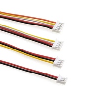 Kabel Terminal Satu Kepala XH2.54mm Murah Berkualitas Tinggi 2/3/4/5/6/7/8/9/10/11/12P Kabel Penghubung Elektronik Berwarna 10/20/30CM 26AWG