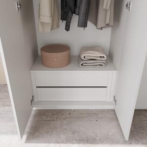 Cassettiera a 2 cassetti 87,2 cm bianca - Product Image 1