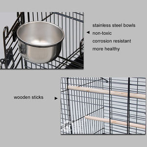 <span class=keywords><strong>Cage</strong></span> à oiseau perroquet classique 60x40x145cm, grande taille, <span class=keywords><strong>Design</strong></span> européen, ronde, pour perruches à rouler - Product Image 5