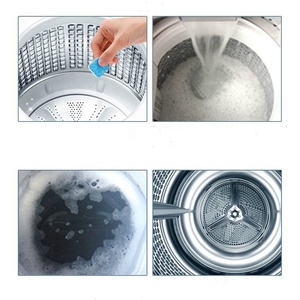 Tabletas de Limpieza Sólidas Efervescentes Desechables <span class=keywords><strong>para</strong></span> <span class=keywords><strong>Lavadora</strong></span>, Ecológicas, con Aroma a Limón, 15g/Tableta - Product Image 4