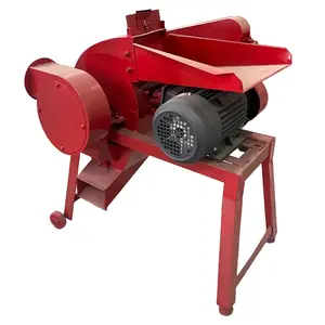 Maize Corn Hammer Mill Crusher 800-1500kg/H Crusher Feed Processing Maize Corn Soybean Bran Nut Shell Grinder Machines