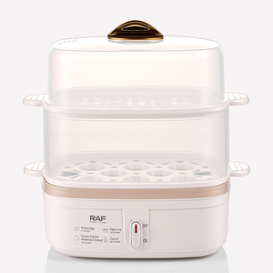 Cuiseur vapeur RAF 350W avec double couche verticale, conçu pour une cuisson efficace à domicile, multifonctionnel, qualité alimentaire, électrique - Product Image 1