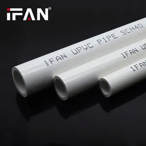 IFAN Muestra gratis Custom PVC SCH40 Pipe 1/2 ''-4'' Tubos de PVC UPVC PipesFor Sistema de agua