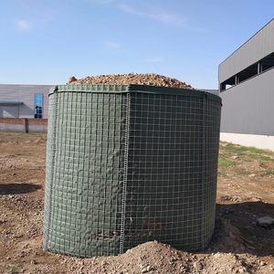 Soudages antidéflagrants de barrière défensive de contrôle des inondations de forme de diamant de maille soudée par acier galvanisé résistant d'APST - Product Image 6