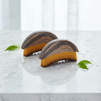 Essentiel pour la beauté et la préservation de la santé, brosse Gua Sha à double effet, manche en fibres synthétiques pour le massage des yeux et du cou, lifting des contours