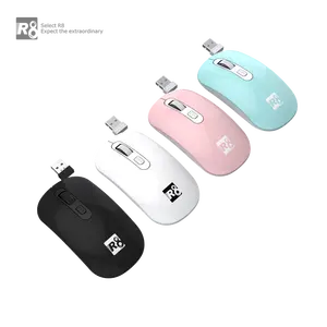 4D Optical 2.4g Mini Wireless Mouse Computer Accessories for Notebook