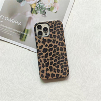 Étui de téléphone à imprimé léopard tendance pour iPhone 14 12 11 Pro Max 8 7 6 6S Plus X XS MAX 5 5S SE XR