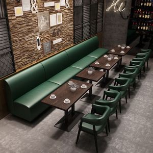 Conjunto de Muebles de <span class=keywords><strong>Bar</strong></span> de Bambú para Cafetería, Restaurante Occidental, Tienda de Té con Leche - Muebles de <span class=keywords><strong>Bar</strong></span> Comerciales con Combinación de Sofá, Mesa y Sillas - Product Image 1