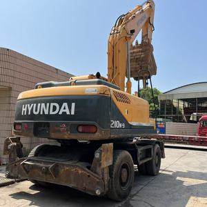Excavadora de Ruedas Hyundai Original en Venta, Hyundai210 210W-9T, Excavadora de Ruedas Usada de Segunda Mano, Equipo Pesado - Product Image 4