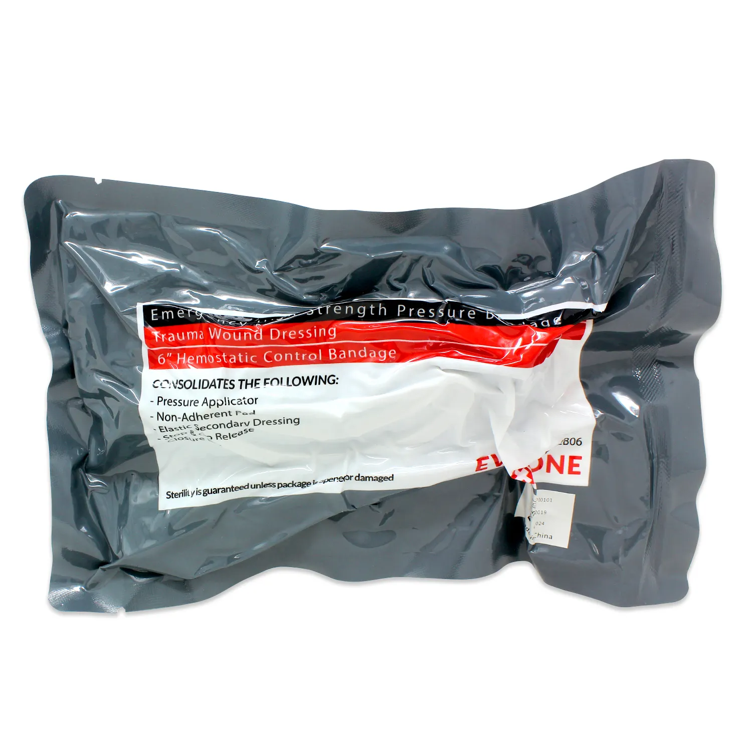 アメリカの応急処置包帯サプライヤー6インチ緊急バンド滅菌圧縮包帯外傷ドレッシング応急処置キット包帯FAK