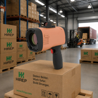 Detector de Gas Metano Portátil de Alta Precisión HIREP, Tecnología Infrarroja, Detección de Fugas de CH4, Batería Recargable