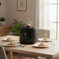 Cuisinière à pression électrique de haute qualité 5L 900W, marmite multifonction intelligente avec soupape de sécurité, cuiseur à riz numérique pour soupes