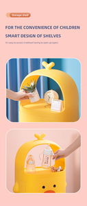 Pequeño pato amarillo gabinete de aperitivos sala de estar juguetes para niños tipo Almacenamiento de plástico Locke gabinete de almacenamiento cajón - Product Image 5