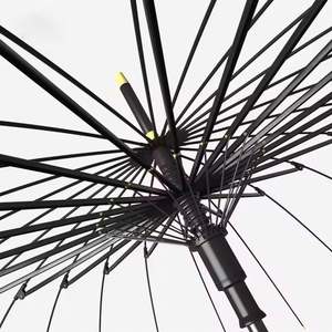 Parapluie de golf extra-large à manche droit, classique, anti-tempête, parapluie d'affaires avec impression de logo, parapluie de haute qualité - Product Image 4