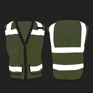 Tùy chỉnh <span class=keywords><strong>Hi</strong></span> <span class=keywords><strong>VIS</strong></span> chạy vest cho trẻ em an toàn áo khoác với đường phản chiếu an toàn tính năng biểu tượng tùy chỉnh bền Polyester - Product Image 6