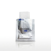 Chiffon de nettoyage en microfibre personnalisé OEM, emballé individuellement, lingettes de polissage pour bijoux, pour l'entretien des montres de luxe et des objets en platine et argent.