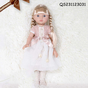 QS Wholesale Children Gift Toy 12 16-Inch Pond Girl Vinyl Pvc Baby Standing Doll Dress up Toy for Kids Preschool Pretend Play - Product Image 4