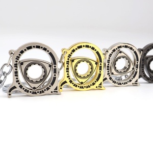 Hot Selling Metal Car Parts Keyring Wankel <strong>Engine</strong> Keychain for Business Gifts or Commemorations Automotive Rotor <strong>Engine</strong> Keychain - Product Image 2