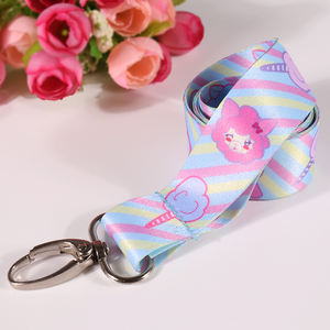 Kişiselleştirilmiş Özel Tasarım Polyester Çok Renkli 20mm Boyun Askısı, Serigrafi Baskı ve Kancalı - Product Image 3