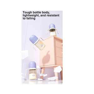 Bình sữa cho bé ăn 240ml học uống 300ml tay cầm cho bé với quy mô trọng lực bóng trẻ em cốc sữa cổ rộng - Product Image 6