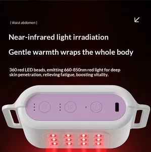 Ceinture de massage abdominale rechargeable par USB, masseur corporel vibrant pour l'abdomen, la taille et la relaxation musculaire du corps entier - Product Image 4