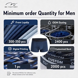 Caleçons pour hommes 100 % coton biologique, design classique traditionnel, coupe ajustée aux hanches, ultra confort, effet push-up, <span class=keywords><strong>sous</strong></span>-vêtements quotidiens - Product Image 6