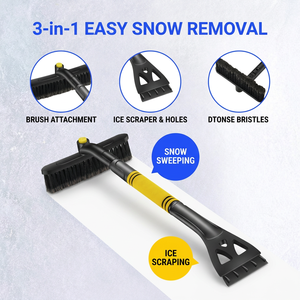 Spazzola per Neve 3 in 1 Retrattile per Auto, Raschietto per Ghiaccio, Pala Portatile per Parabrezza di Auto, SUV <span class=keywords><strong>e</strong></span> <span class=keywords><strong>Camion</strong></span> - Product Image 5