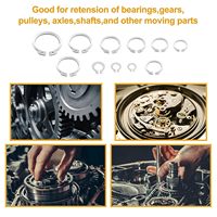 Durable and Corrosion-Resistant Stainless Steel 304 GB894 External C-type Snap Hole Retaining Ring for Shaft