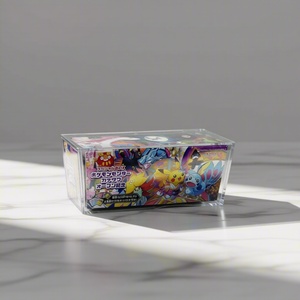 Boîte de protection en acrylique premium pour cartes Pokémon, édition exclusive Japon, avec cape de pluie magnétique moderne, boîte Kozai, boîte en acrylique facile - Product Image 1