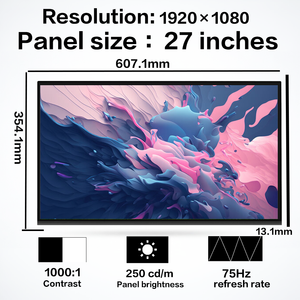 Écran LCD d'origine MV270FHM-N30 N40 N20 27 pouces pour remplacement d'écran d'ordinateur de bureau - Product Image 1