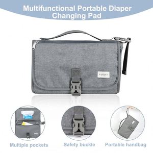 Échantillon gratuit Tapis à langer multifonctionnel imperméable de haute qualité, personnalisé, portable pour bébé - Product Image 5