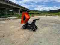 Mini-dumper électrique Chaungxin 500 kg, 4 roues motrices, chargeur sur roues, petit transporteur, chariot à roues