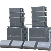 LA-210 double 10 pouces line array haut-parleur étanche pro haut-parleur système de sonorisation haut-parleur extérieur grand ensemble complet