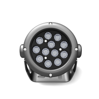 12W 24W projecteur LED projet éclairage extérieur rond mur laveuse lumière sol projection lampe
