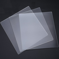Plaque de diffusion de lumière LED, panneau en plastique dépoli, translucide, noir/blanc laiteux, en Polycarbonate/ PC