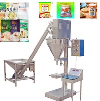 Machine d'emballage semi-automatique pour poudre de farine JY avec remplisseur à vis sans fin, machine de dosage et de remplissage de poudre à vis sans fin