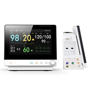 Monitor de Signos Vitales Veterinarios VP12, Monitor de Pacientes Pequeño y Portátil, Duradero, Fácil de Operar, Certificado CE ISO para Veterinaria - Product Image 1