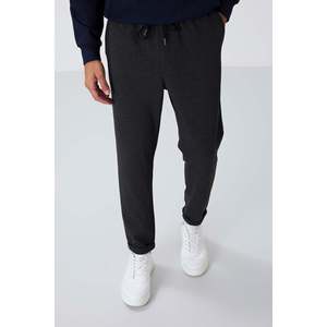 Pantalon de survêtement pour homme Anthracite Melange, taille élastique, coupe standard, tissu respirant décontracté - Product Image 5