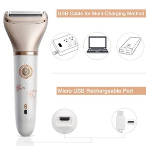 Rasoir électrique portable sans fil 2-en-1 indolore pour le corps et le visage, épilateur pour femmes, maillot, aisselles, usage domestique - Product Image 5